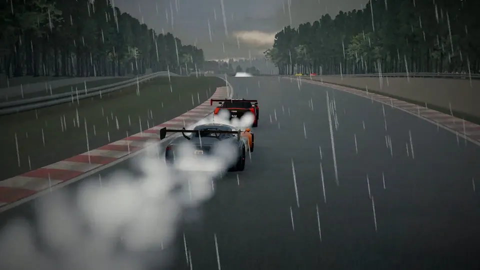 Rain changes everything — spray, grip and strategy.